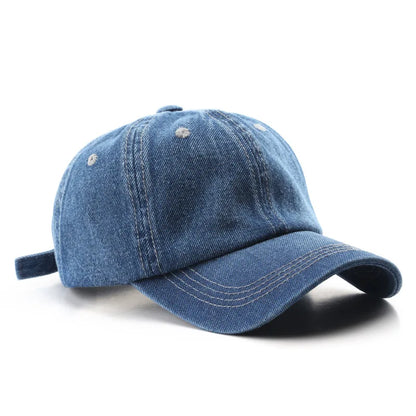 Cotton Baseball Cap Cowboy Jean Hat Dad Trucker Hat