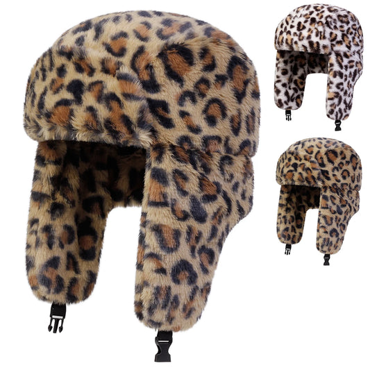 Winter Earflap Hat Keep Warm Ski Hat Bomber Hat