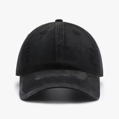 New Style Plain Washed Soft-Top Men's Large Head