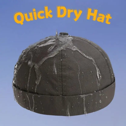 Quick Dry Brimless Hat Lightweight Daily Beanie Mesh Beanie Docker Cap
