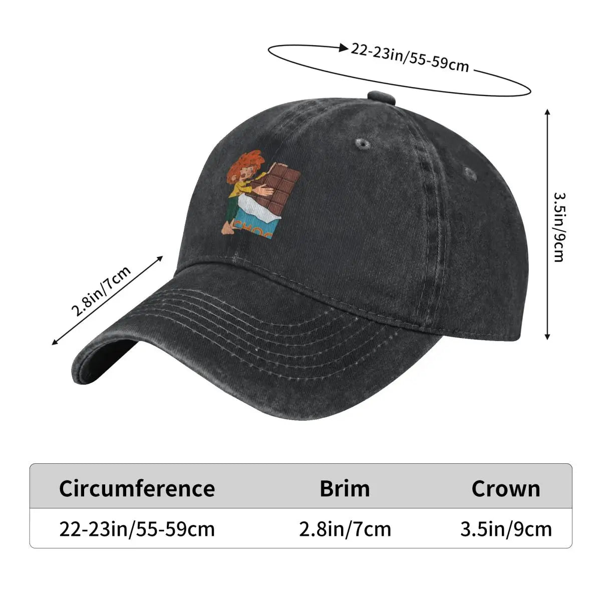 Pumuckl Isst Schokolade Fashion Baseball Cap Peaked  Men's Hat Women's