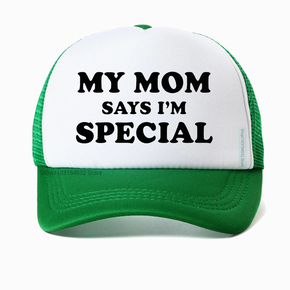 My Mom Says I'm Special Mesh Baseball Cap