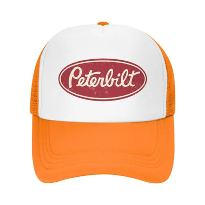 Peterbilt Truck Racing Men Mesh Baseball Caps