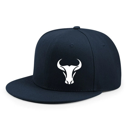 Bull Patterned Baseball Cap For Both Men's And Women's For All Seasons