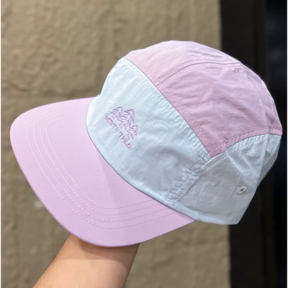 5 Panel Baseball Cap Flat Brim Nylon Mesh Waterproof Embroidery Letter Hat