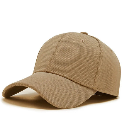 Solid-Color Unisex Breathable Baseball Cap