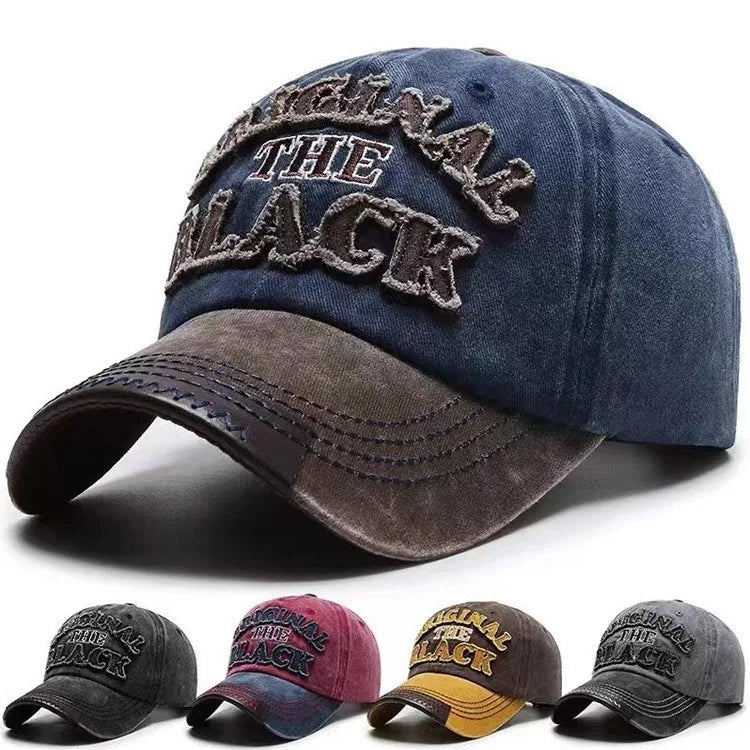 Hat Men's  Washed  Denim Cap Korean Version Outdoor