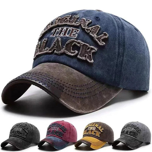 Hat Men's  Washed  Denim Cap Korean Version Outdoor