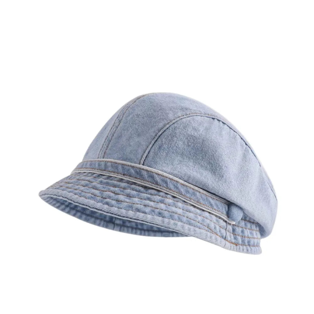 Cute Retro Fisherman Hat Solid Color Cold Resistance Bucket Hats