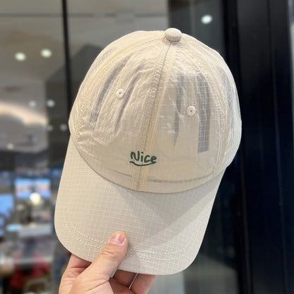 Summer Thin Breathable Mesh Baseball Caps for Men and Women
