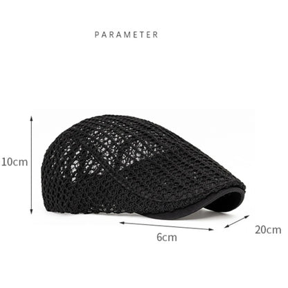 Berets Spring Summer Breathable Mesh Cap