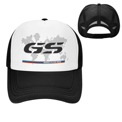 GS World Map Motorcycle Trucker Hat Adult Fashion Hats Sun Caps