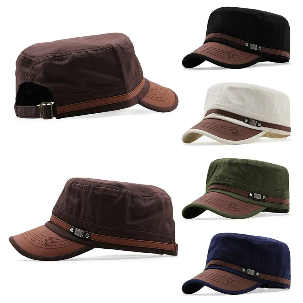 New Chic Casual Cotton Breathable Cadet Hat