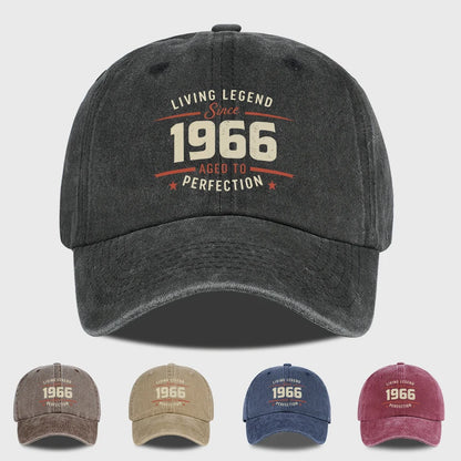 "Living Legend Since 1966" Washed Baseball Cap