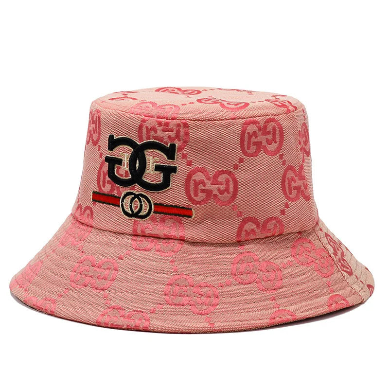 Luxury Trendy Fisherman Hat, Light Luxury Floral Print Hat for Men and Women