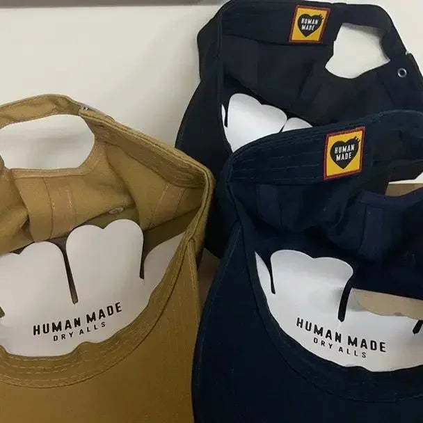 HUMAN MADE Cartoon Animal Head Baseball Cap Japanese Street Spring Summer Unisex Sun Peaked Hat Daily