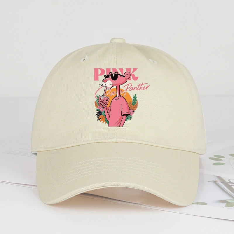 Cute Pink Leopard Print Baseball Cap