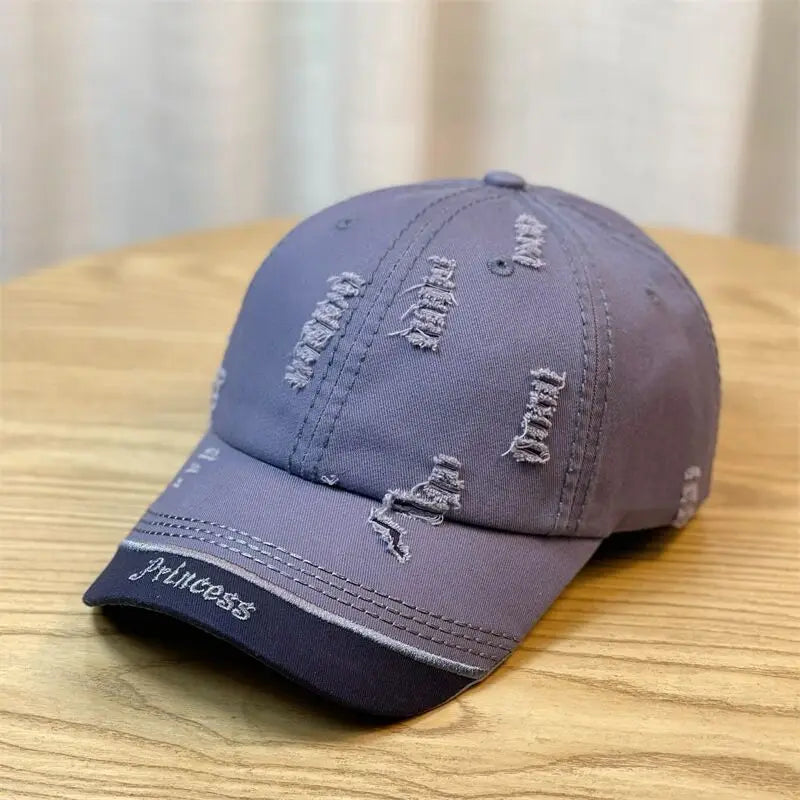 Retro American-Style Color-Matched Baseball Cap