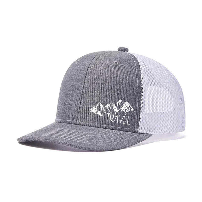 Unisex Summer Printed Hill Baseball Cap for Men Women