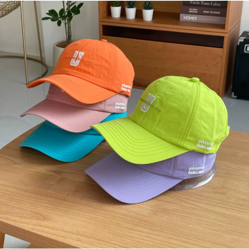 Baseball Cap Curved Brim Mesh Waterproof Embroidery Letter Hat