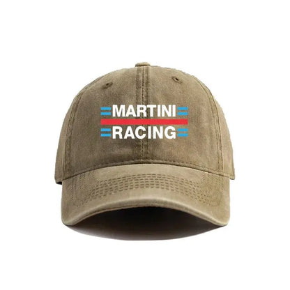 Martini Racing Baseball Caps Distressed Hats Cap Men Women Retro