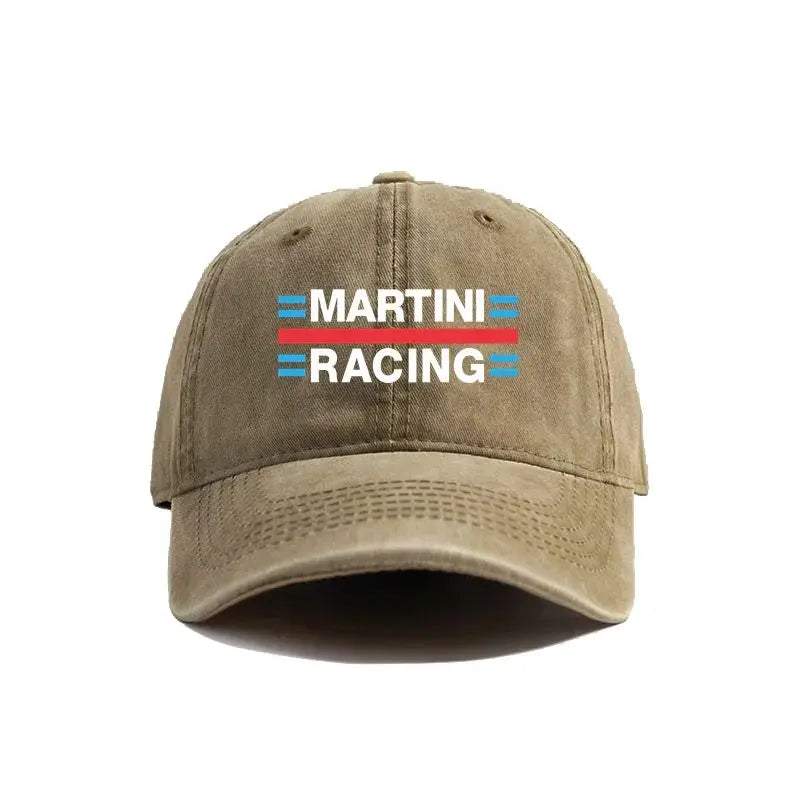 Martini Racing Baseball Caps Distressed Hats Cap Men Women Retro Outdoor Summer