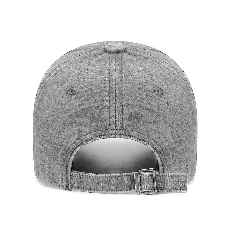 Retro Baseball Cap With 3D Embroidery “Always” – Unstructured Distressed Hat