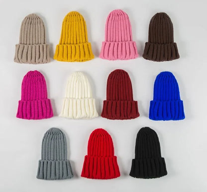 0-4 Years Autumn Winter Crochet Baby Hat Little Girls Boys Kids