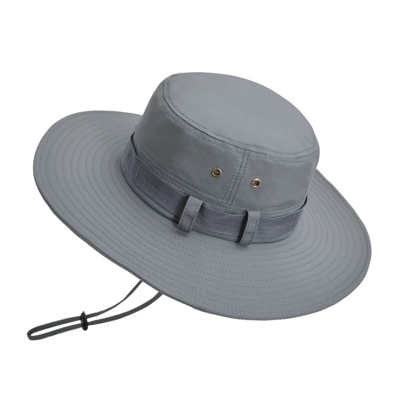 New Spring/Summer Breathable Big Eaves Fisherman Hat