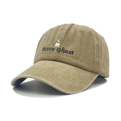 Summer Autumn Future Embroidery Ghost Hip Hop Sunshade Baseball Cap