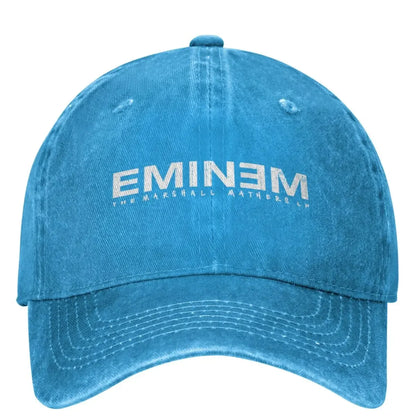 Vintage Rapper Rap God Eminem Baseball Caps Men Women Distressed Washed Headwear