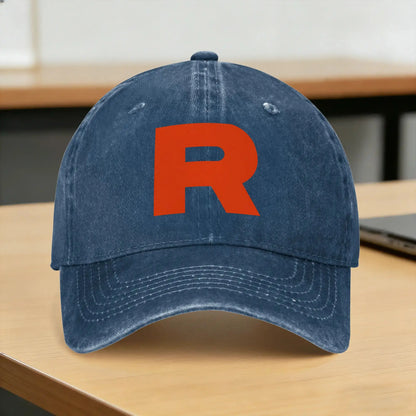 Team Rocket Logo Sun Baseball Cap Female Male Print Hip Hop Hats