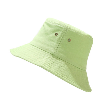 Fluorescent Green Bucket Hat Four Seasons Candy Color