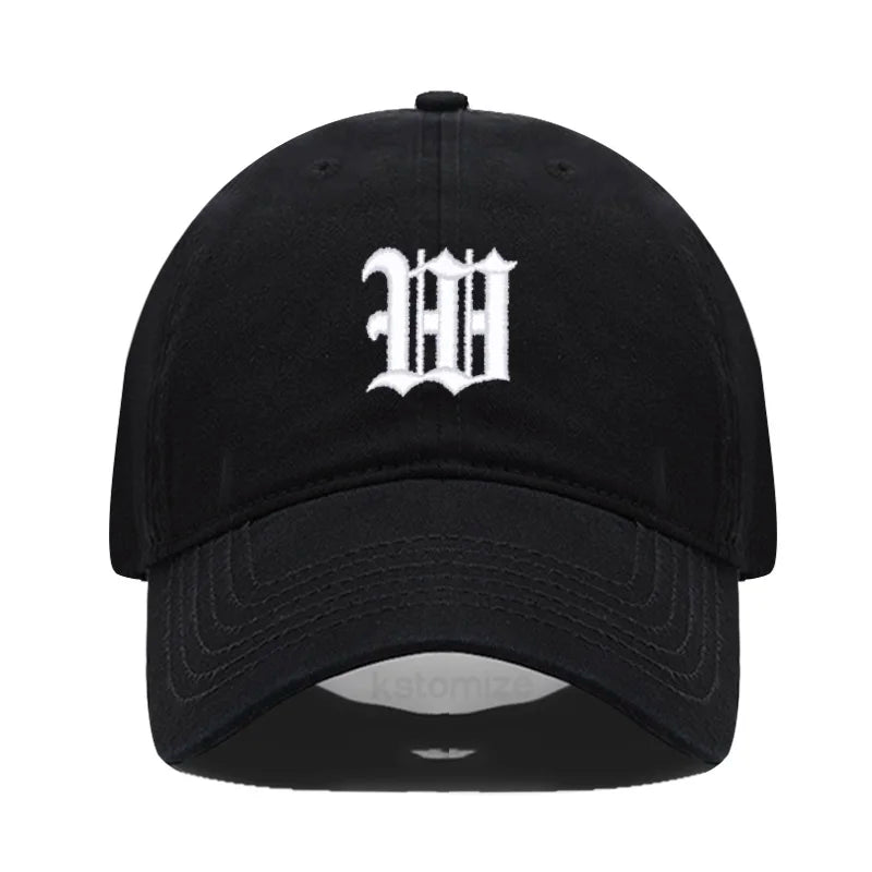 Old English Letter A-Z Embroider Baseball Cap For Men Women