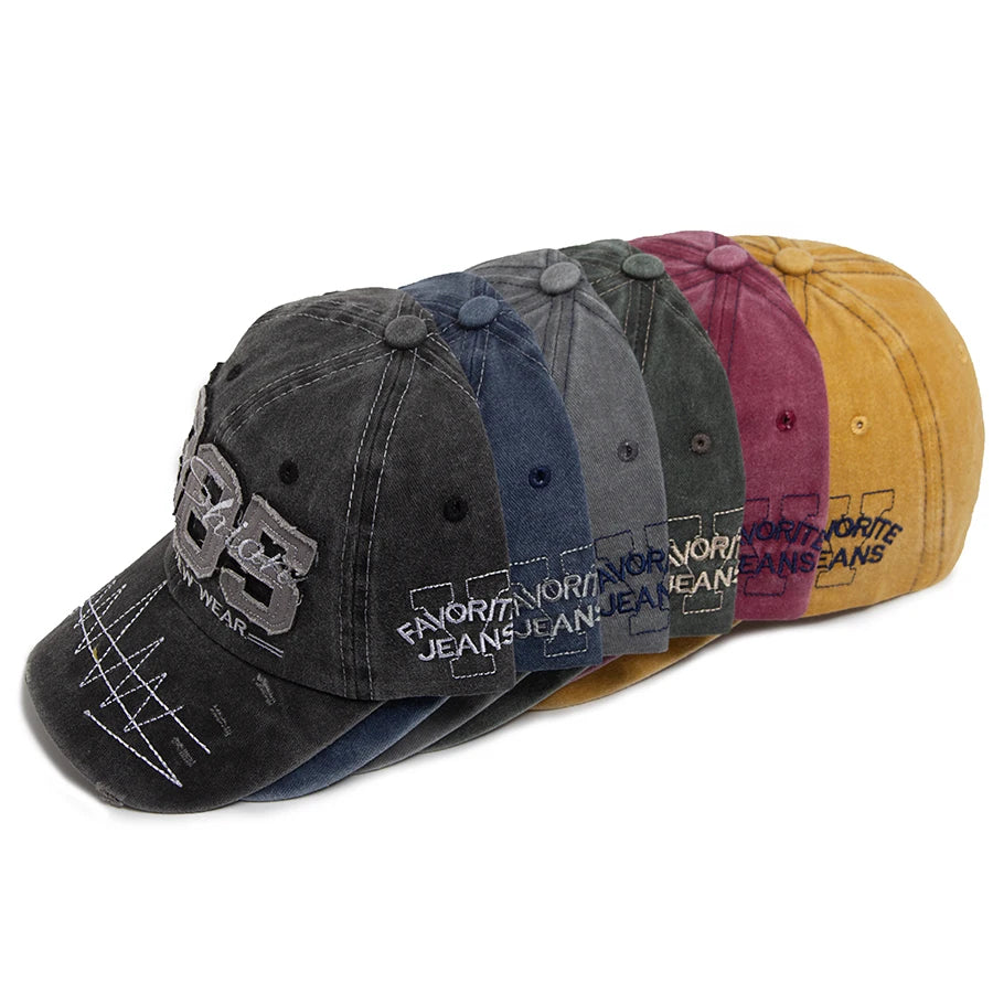 Big Digit 1985 Baseball Cap Men Fashion Visor Hip Hop Hat