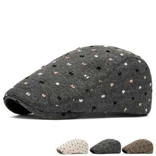 Four Seasons Cotton Print Newsboy Caps