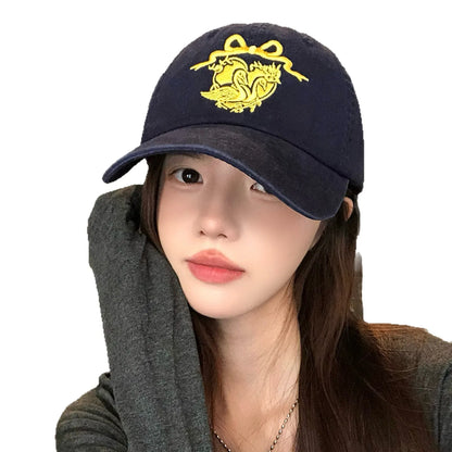 Men Women Korean Letter embroidery Baseball Hats