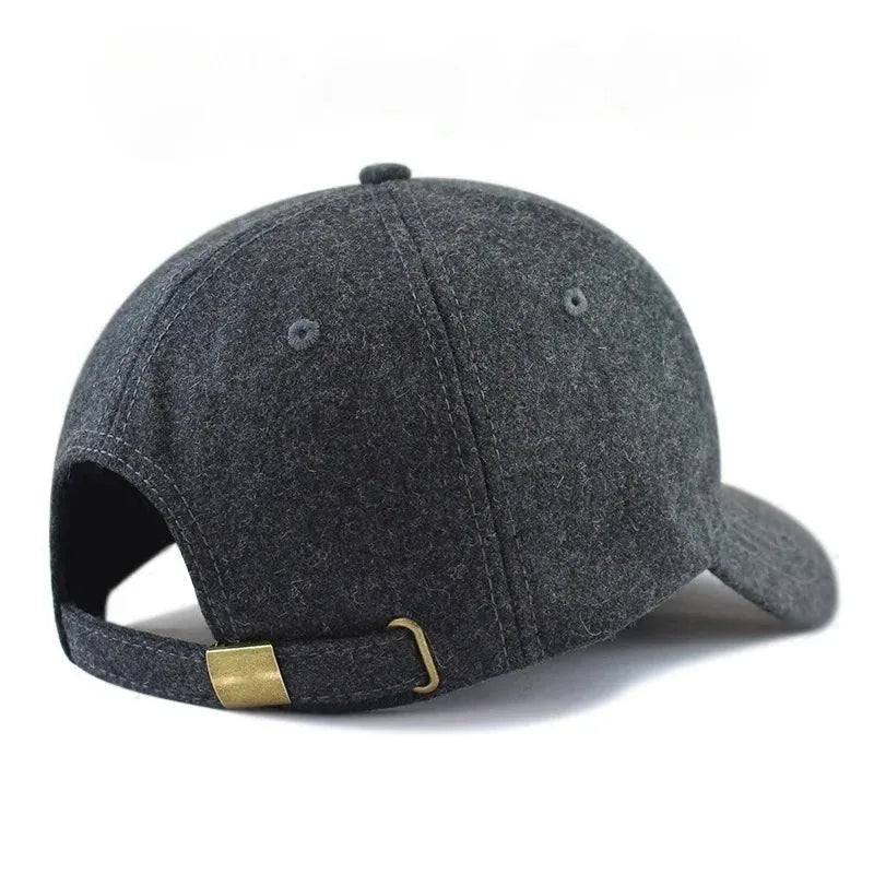 Winter Dad Warm Felt Baseball Caps