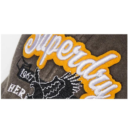 New Unisex Washed Cotton Embroidered Eagle Baseball Cap