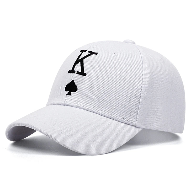 Creative Hip Hop Hat K Spade Heart Embroidery Street Skateboarding Hat