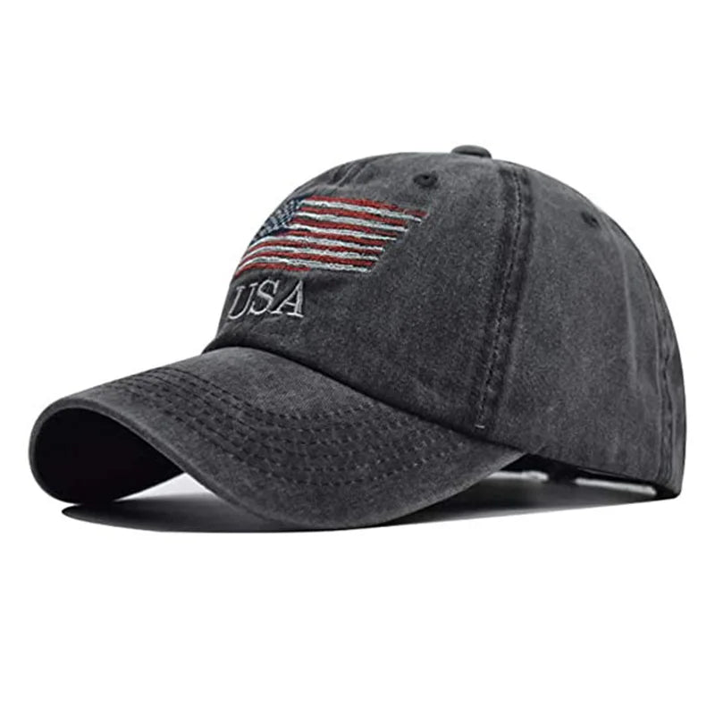 Wholsale Fashion USA Flag Camouflage Baseball Cap For Men Women