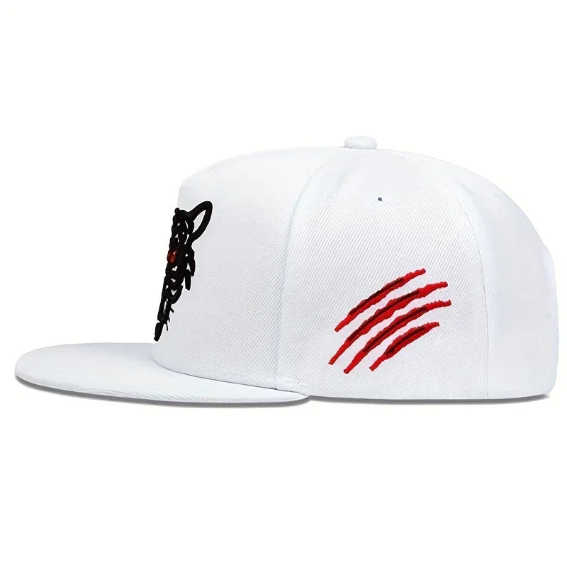 Unisex Tiger Embroidery Hip-hop Hats Spring Autumn