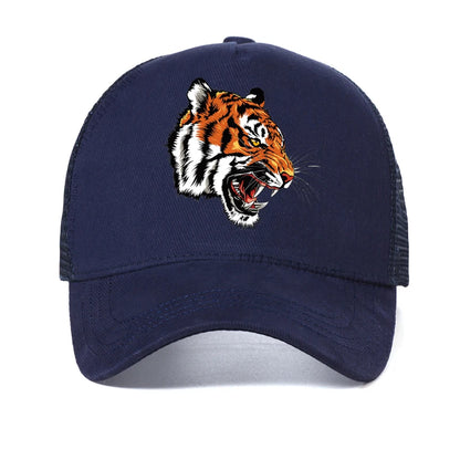 Tiger printing Baseball Cap Men Women