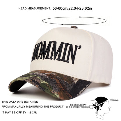 Unisex Mommin Embroidery Baseball Caps Spring Autumn Outdoor