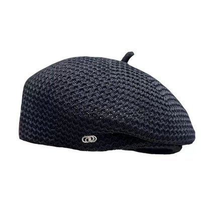 New Summer Beret Caps For Women Solid Breathable Outdoor