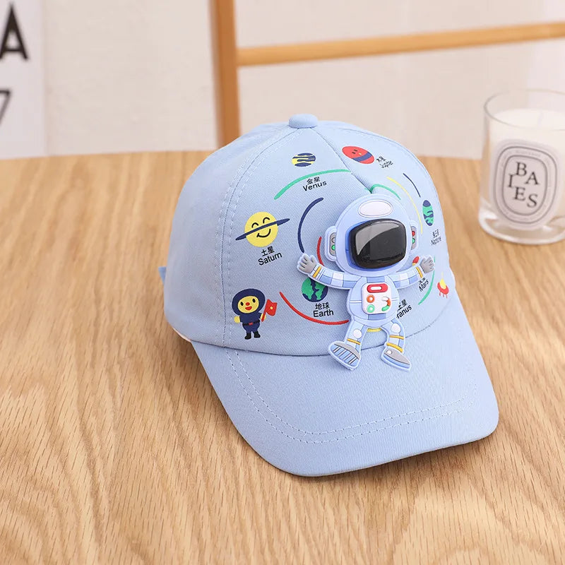 Four Seasons Cotton Cartoon Astronauts Casquette Baseball Cap