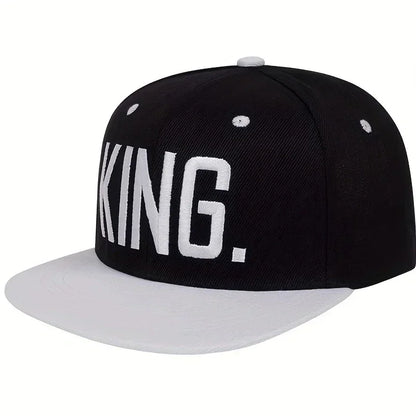 Unisex King Letter Embroidery Hip-hop Hats Spring And Autumn