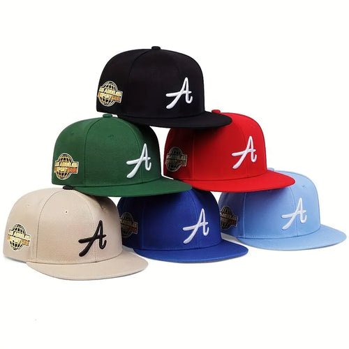 Unisex Gothic Letter Embroidery Hip Hop Hats Outdoor Adjustable Casual Baseball Caps Sunscreen Hat