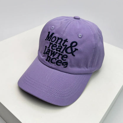 Men Women Korean Letter Embroidery Baseball Hats