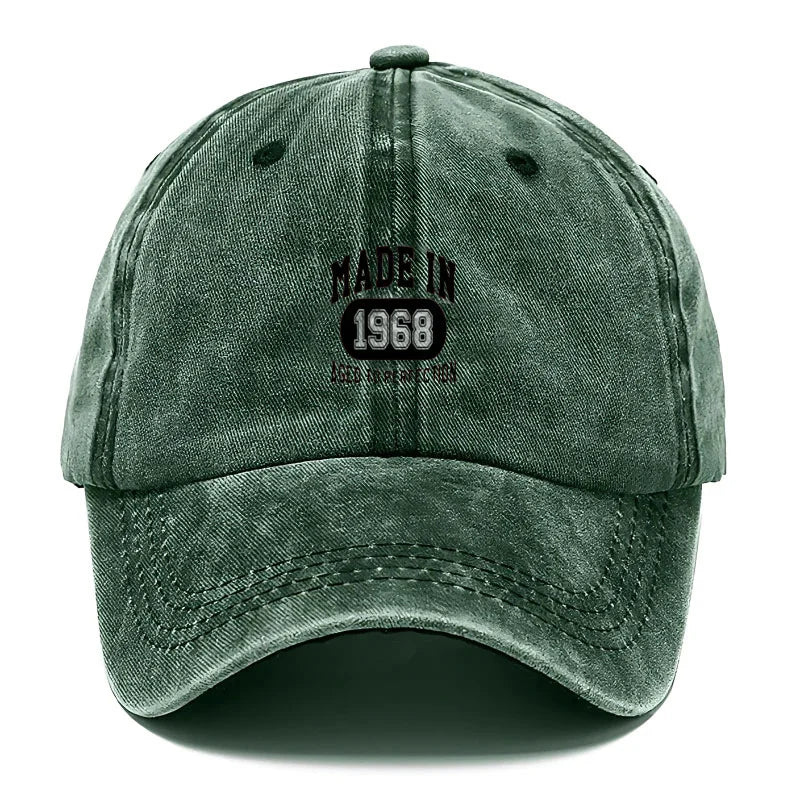 Customize 1968 Vintage Washed Cotton Baseball Cap